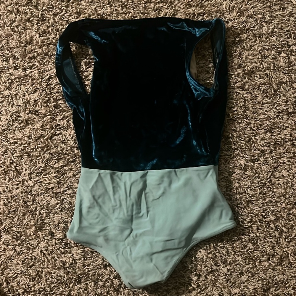 XS Yumiko leotard blue